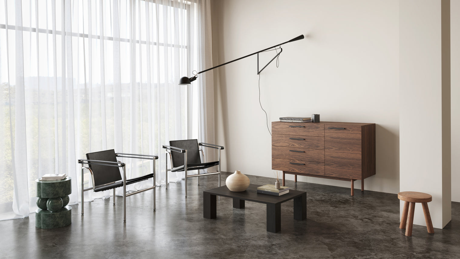 Mya - Mya Side Table, Green Marble