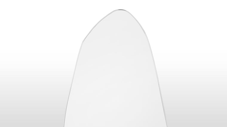 Mirror Minimalism | Crafted with meticulous precision, the Pebble Wall Mirror boasts a reflective frame finish that effortlessly marries modern sophistication with timeless appeal. The frame showcases a commitment to simplicity, allowing the mirror's distinctive shape to take center stage.
