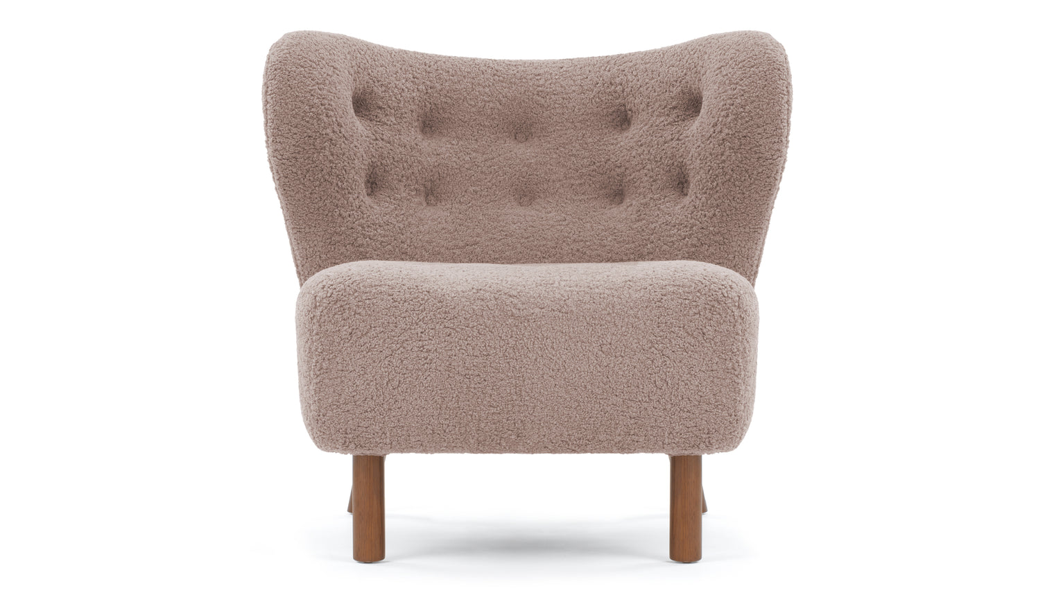 Petra - Petra Chair, Cappuccino Vegan Sherpa
