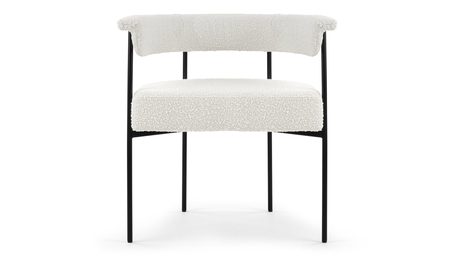 Mei - Mei Armchair, Warm White Boucle