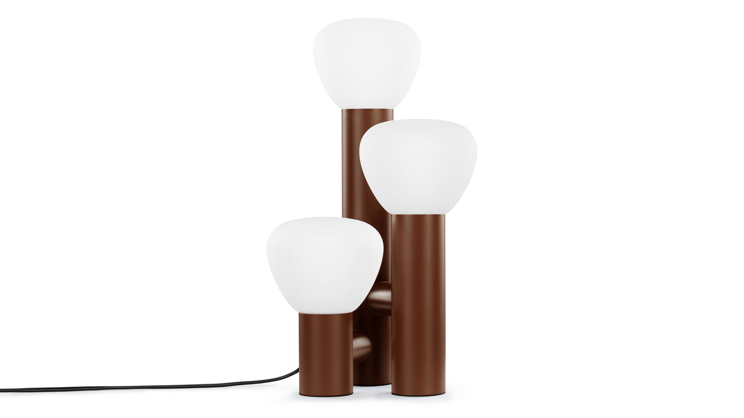 Triple the Style | Whether placed on a bedside table, a sideboard, or a desk, the Trois Table Lamp effortlessly enhances the aesthetic appeal of its surroundings. Its sleek and minimalist design seamlessly integrates into both contemporary and traditional interiors, adding a touch of sophistication and refinement.
