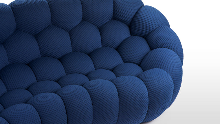 Enhancing Aesthetics | Beyond its aesthetic and functional qualities, the Bubble Sofa embodies a commitment to the highest standard of craftsmanship. Each sofa is meticulously handcrafted by skilled artisans, ensuring the highest standards of quality and durability. 
