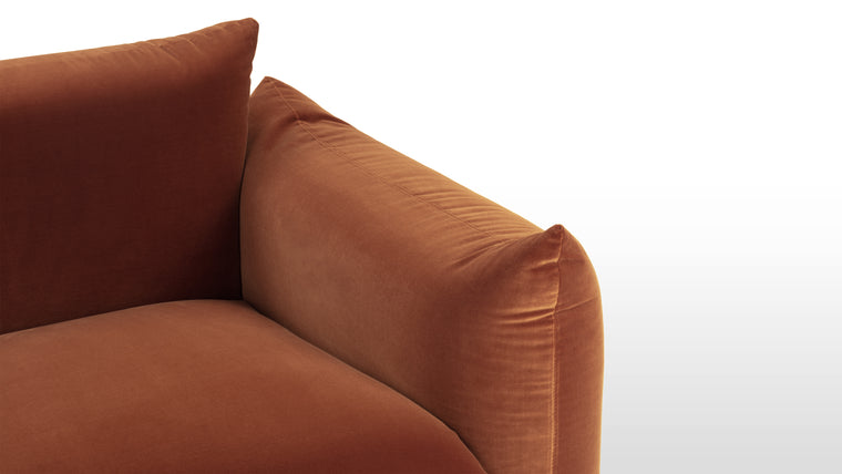 REDEFINING RELAXATION | The Marenco Sofa defies convention with its unconventional form and bold architectural lines. Its unique silhouette, characterized by generous curves and organic shapes, exudes a sense of dynamic energy and visual intrigue. Crafted with the utmost precision, this sofa showcases meticulous attention to detail and innovative approach to form and function.
