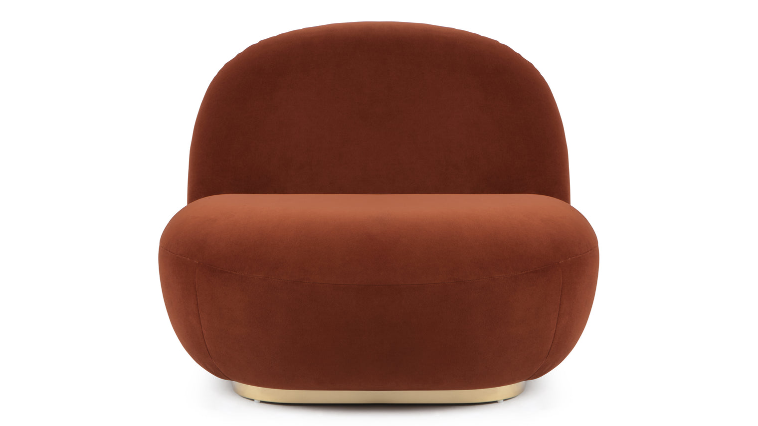 Pacha - Pacha Lounge Chair, Russet Plush Velvet