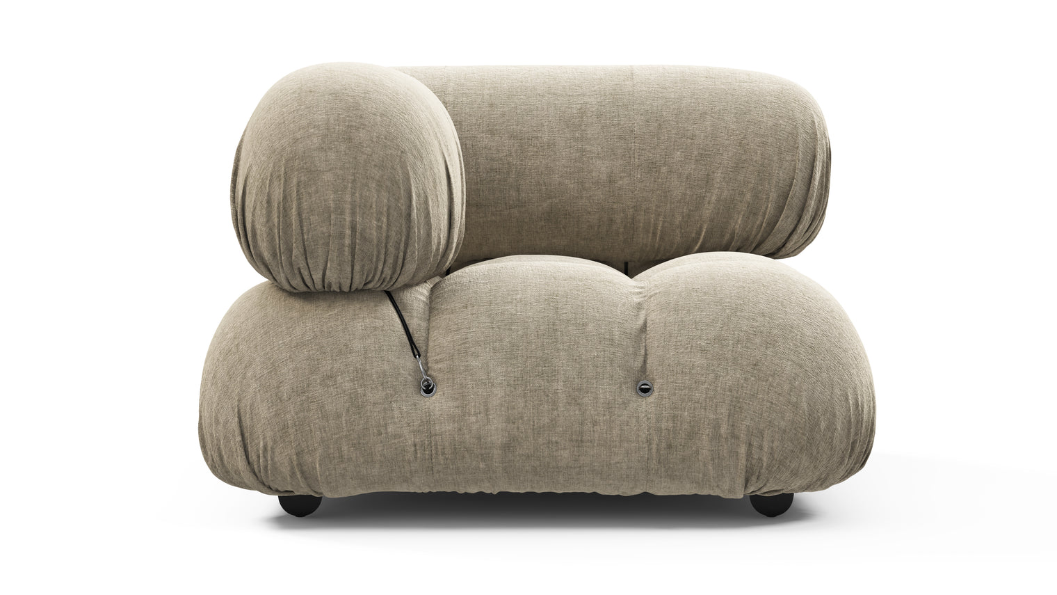 STYLISH SECTIONAL | With the Bellini’s sectional design, you can create a sofa that suits your space. The soft curves of each carefully crafted cushion create a luxurious and comfortable seat for the ultimate in stylish comfort.
