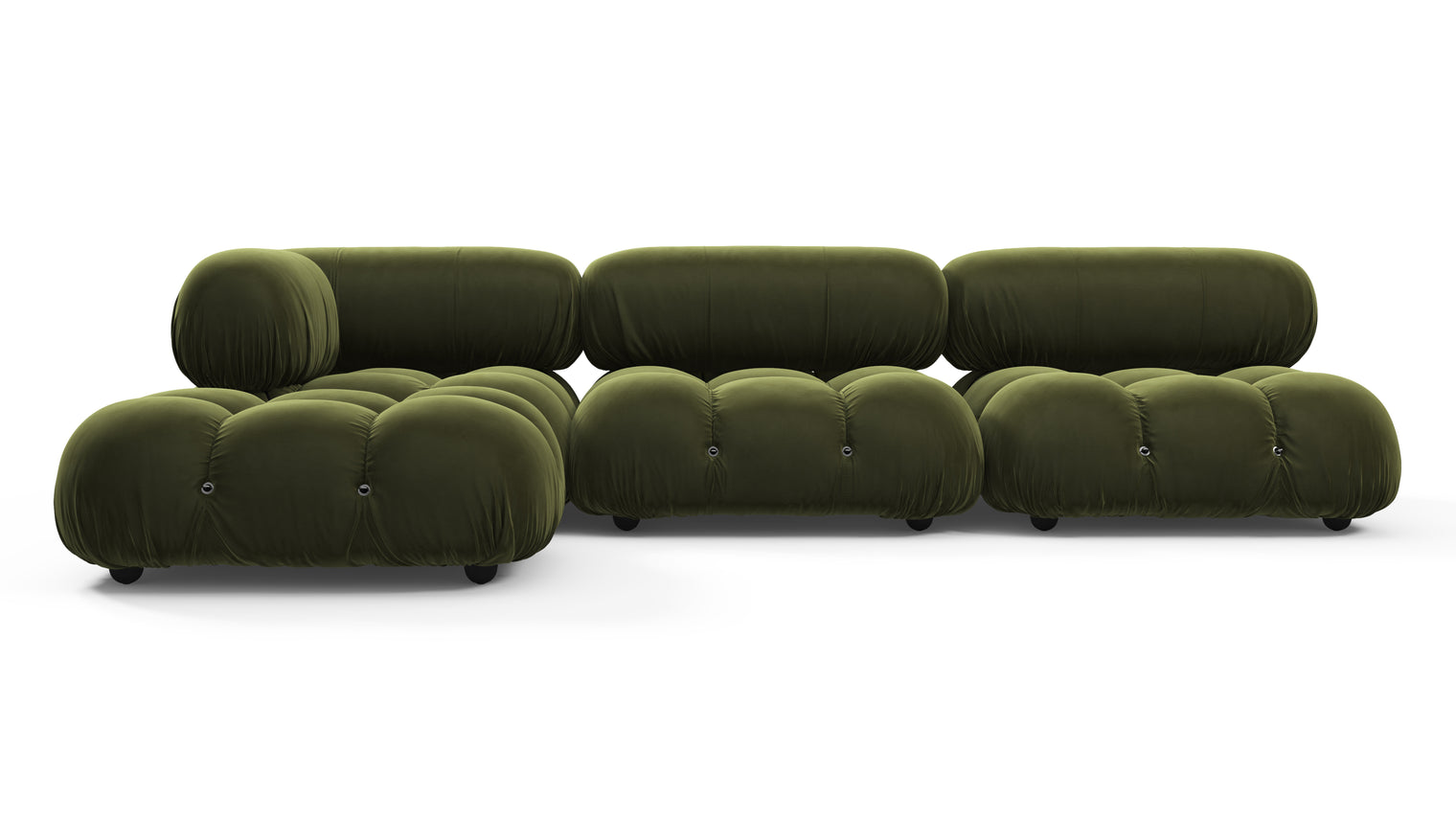 Stylish Sectional | With the Bellini’s sectional design, you can create a sofa that suits your space. The soft curves of each carefully crafted cushion create a luxurious and comfortable seat for the ultimate in stylish comfort.

