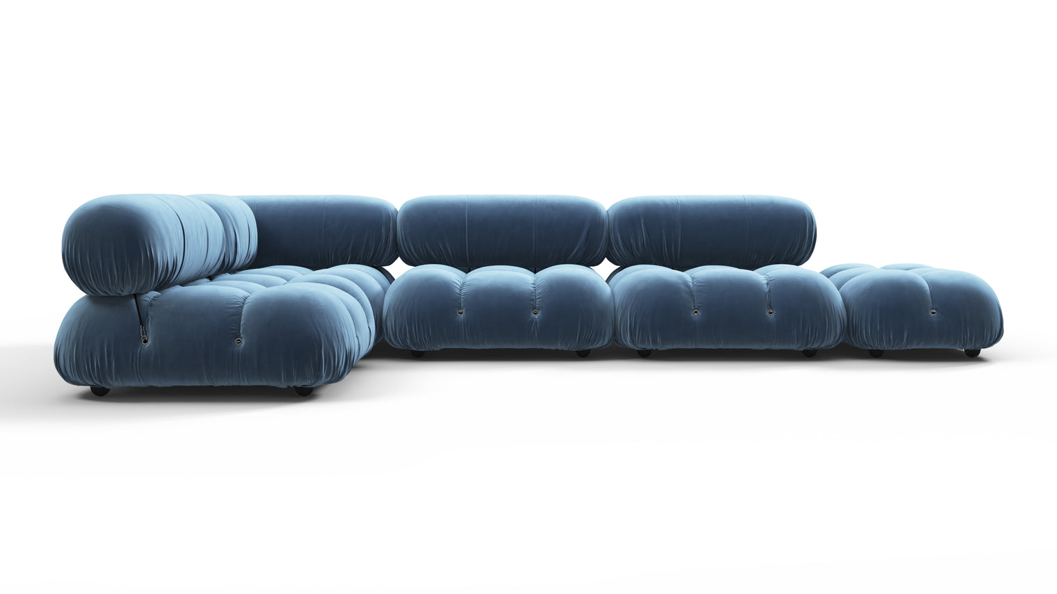 STYLISH SECTIONAL | With the Bellini’s sectional design, you can create a sofa that suits your space. The soft curves of each carefully crafted cushion create a luxurious and comfortable seat for the ultimate in stylish comfort.

