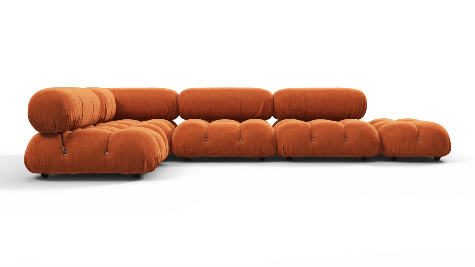 STYLISH SECTIONAL | With the Bellini’s sectional design, you can create a sofa that suits your space. The soft curves of each carefully crafted cushion create a luxurious and comfortable seat for the ultimate in stylish comfort.
