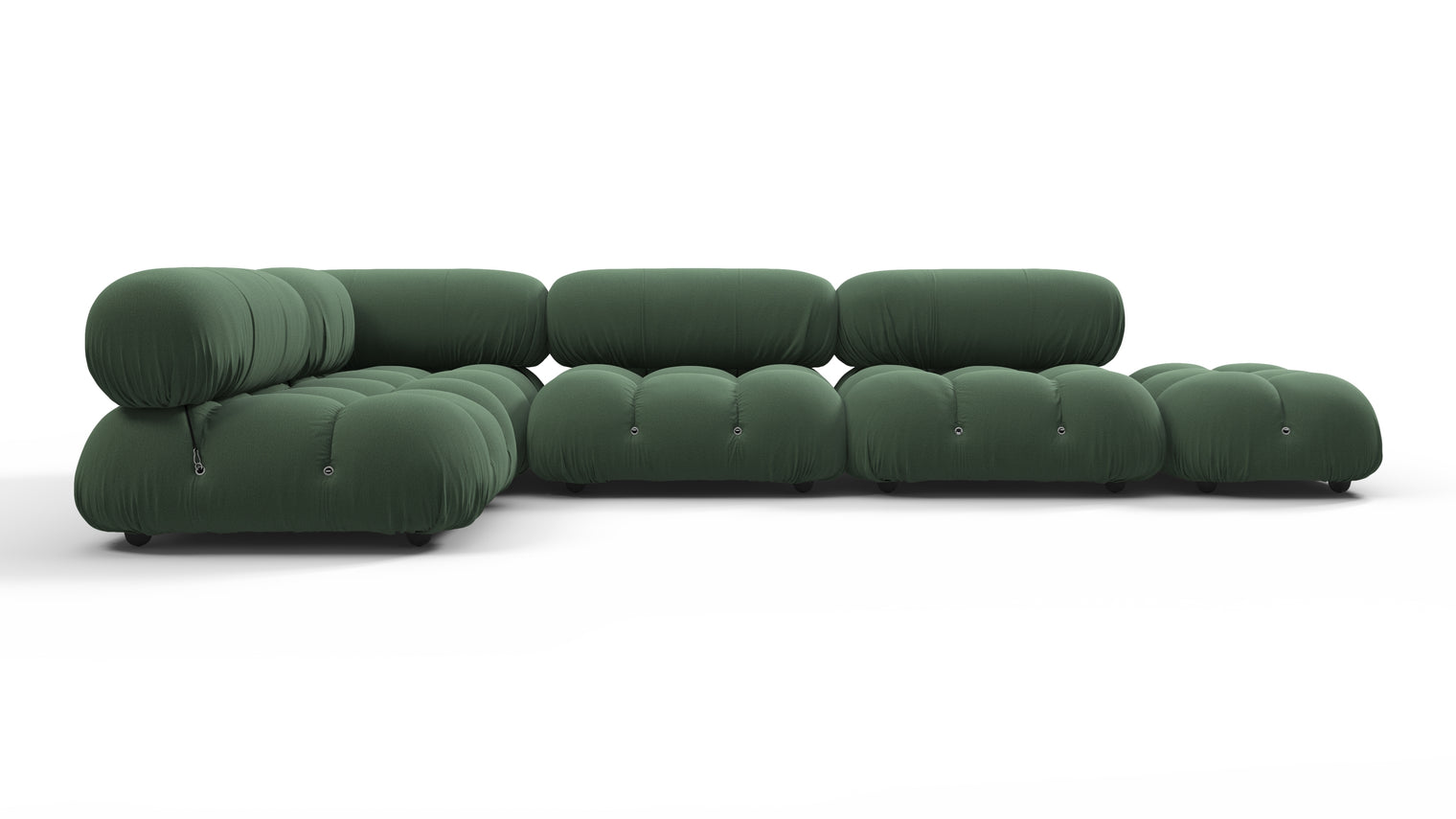 STYLISH SECTIONAL | With the Bellini’s sectional design, you can create a sofa that suits your space. The soft curves of each carefully crafted cushion create a luxurious and comfortable seat for the ultimate in stylish comfort.
