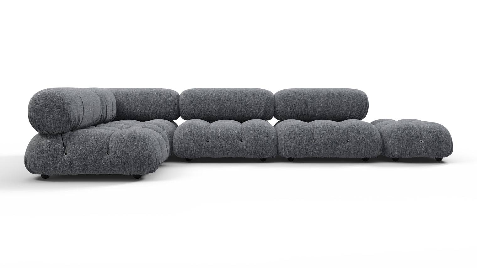 STYLISH SECTIONAL | With the Bellini’s sectional design, you can create a sofa that suits your space. The soft curves of each carefully crafted cushion create a luxurious and comfortable seat for the ultimate in stylish comfort.
