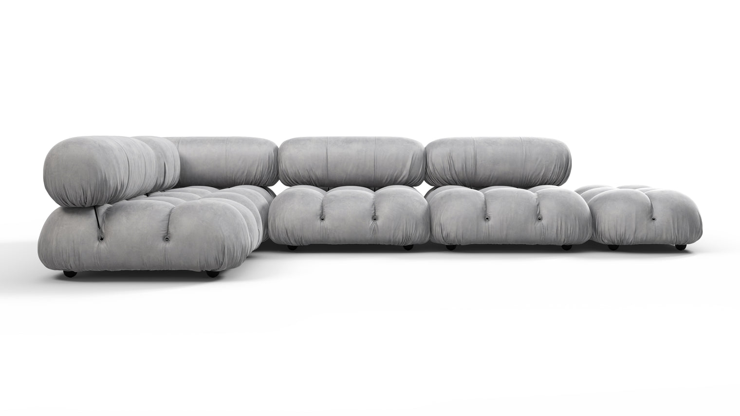 STYLISH SECTIONAL | With the Bellini’s sectional design, you can create a sofa that suits your space. The soft curves of each carefully crafted cushion create a luxurious and comfortable seat for the ultimate in stylish comfort.
