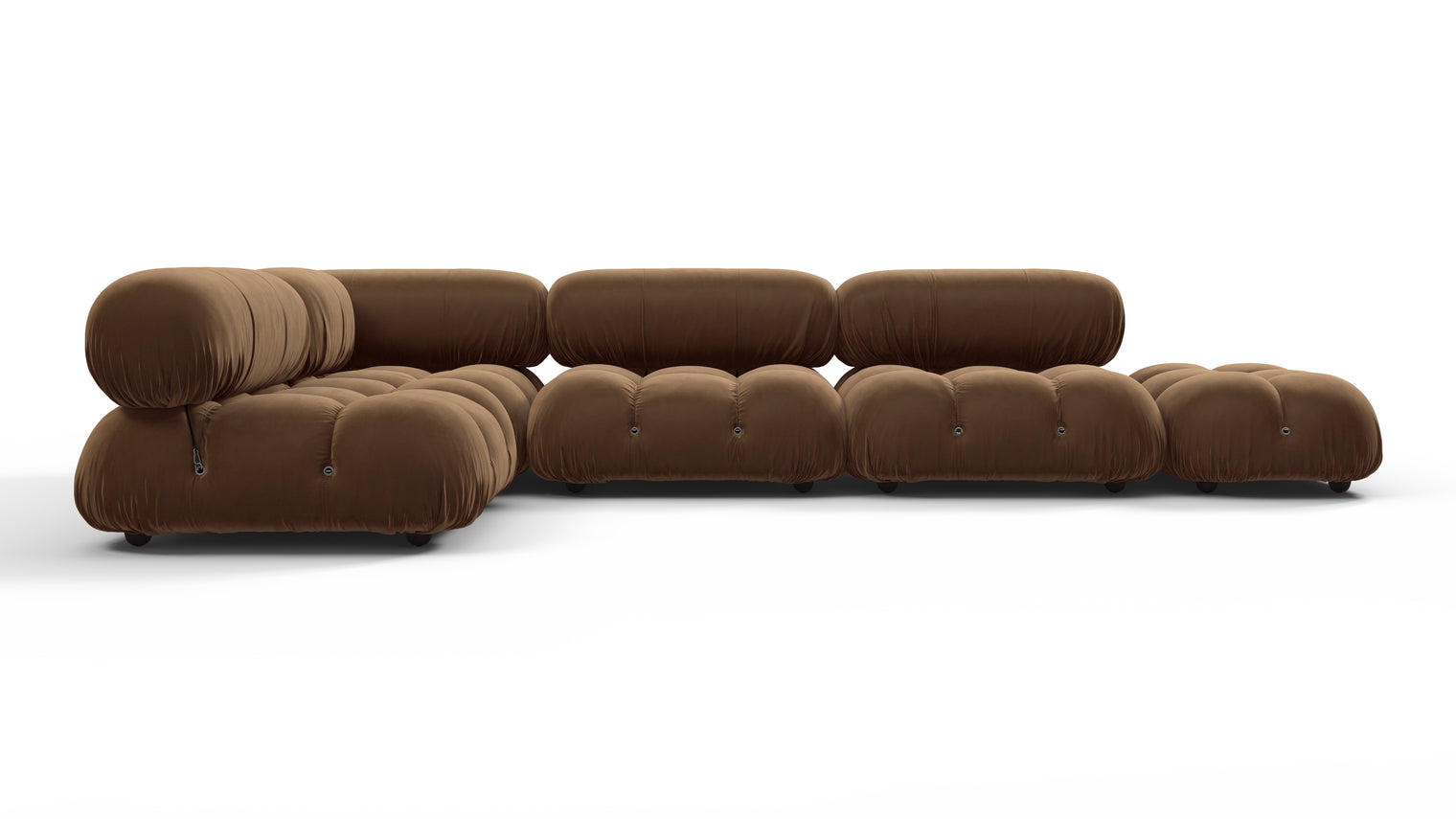 STYLISH SECTIONAL | With the Bellini’s sectional design, you can create a sofa that suits your space. The soft curves of each carefully crafted cushion create a luxurious and comfortable seat for the ultimate in stylish comfort.
