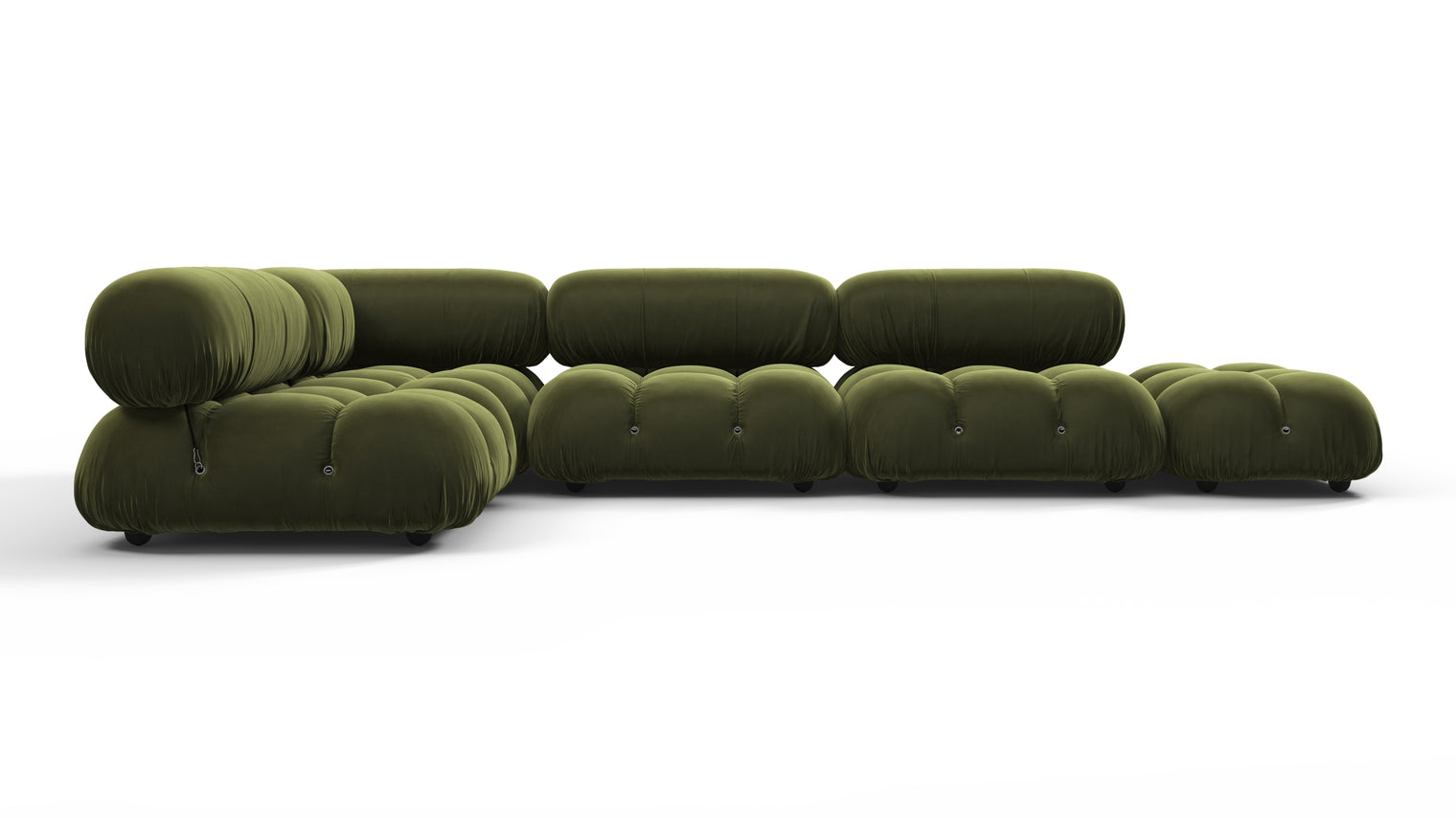 STYLISH SECTIONAL | With the Bellini’s sectional design, you can create a sofa that suits your space. The soft curves of each carefully crafted cushion create a luxurious and comfortable seat for the ultimate in stylish comfort.
