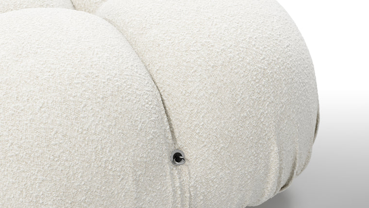 INFINITE POSSIBILITIES | The generous form and soft shapes create a sofa that begs to be sat on, and the sectional design of the Bellini creates endless possibilities. Inspired by the spirit of lounging and socializing, the Bellini is truly a shape-shifter, adapting to every space and need.
