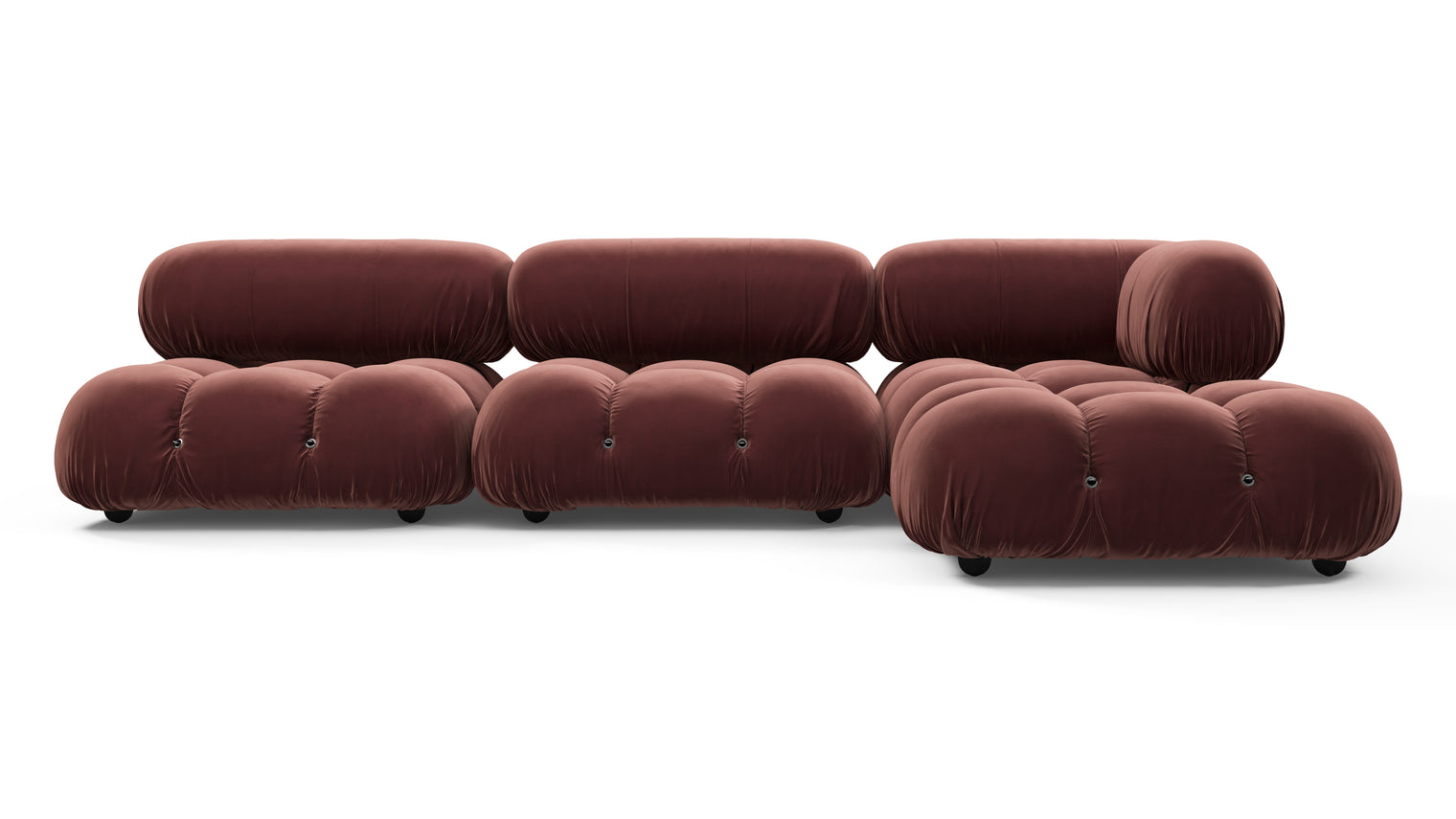 STYLISH SECTIONAL | With the Bellini’s sectional design, you can create a sofa that suits your space. The soft curves of each carefully crafted cushion create a luxurious and comfortable seat for the ultimate in stylish comfort.
