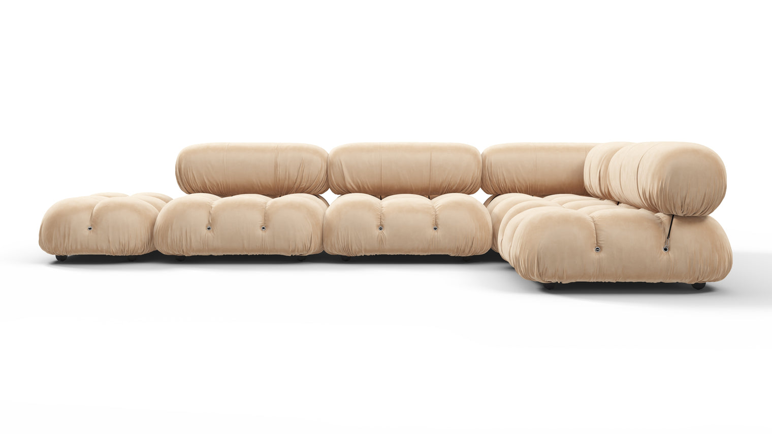 STYLISH SECTIONAL | With the Bellini’s sectional design, you can create a sofa that suits your space. The soft curves of each carefully crafted cushion create a luxurious and comfortable seat for the ultimate in stylish comfort.
