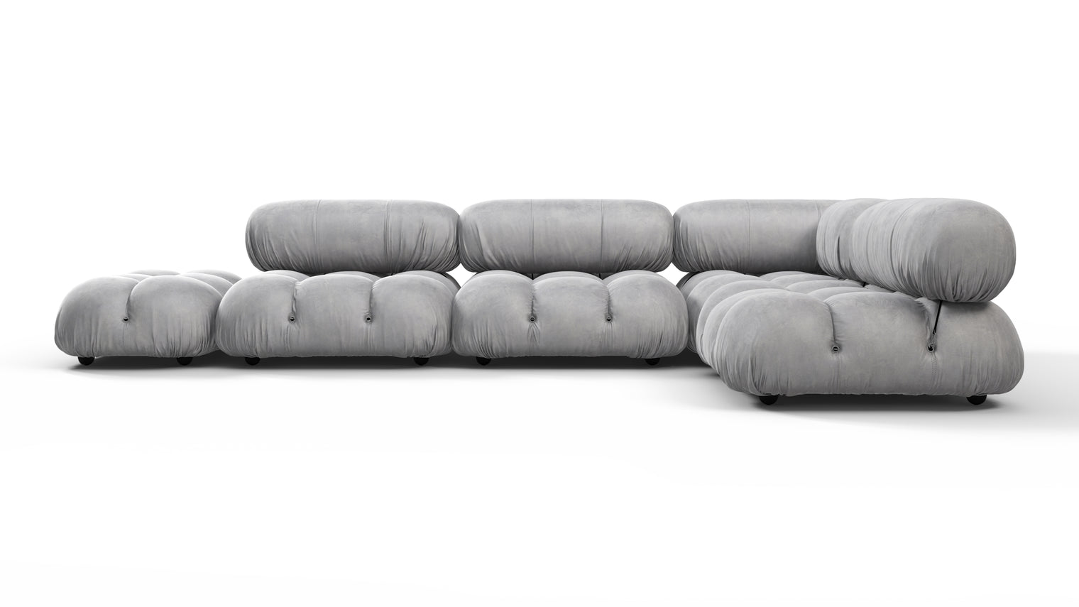 STYLISH SECTIONAL | With the Bellini’s sectional design, you can create a sofa that suits your space. The soft curves of each carefully crafted cushion create a luxurious and comfortable seat for the ultimate in stylish comfort.
