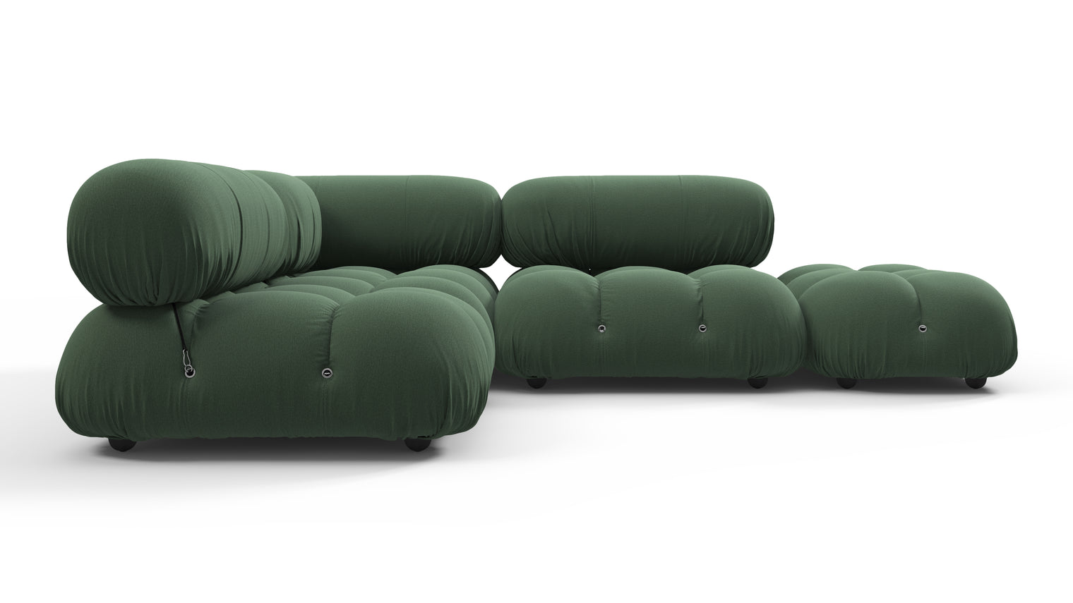 STYLISH SECTIONAL | With the Bellini’s sectional design, you can create a sofa that suits your space. The soft curves of each carefully crafted cushion create a luxurious and comfortable seat for the ultimate in stylish comfort.
