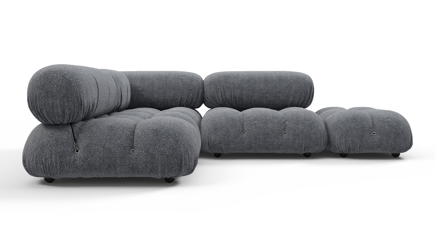 STYLISH SECTIONAL | With the Bellini’s sectional design, you can create a sofa that suits your space. The soft curves of each carefully crafted cushion create a luxurious and comfortable seat for the ultimate in stylish comfort.
