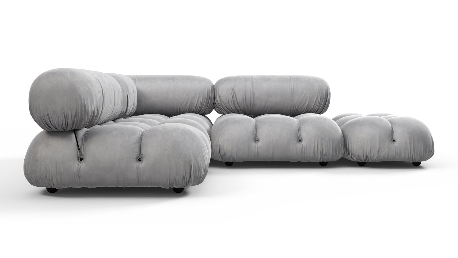 STYLISH SECTIONAL | With the Bellini’s sectional design, you can create a sofa that suits your space. The soft curves of each carefully crafted cushion create a luxurious and comfortable seat for the ultimate in stylish comfort.
