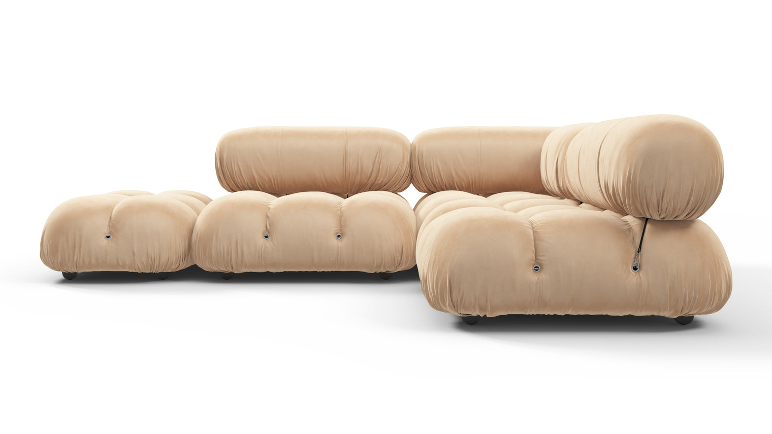 STYLISH SECTIONAL | With the Bellini’s sectional design, you can create a sofa that suits your space. The soft curves of each carefully crafted cushion create a luxurious and comfortable seat for the ultimate in stylish comfort.
