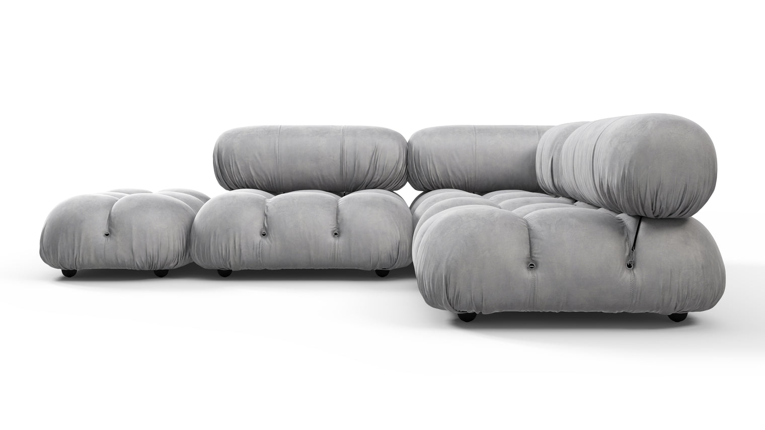 STYLISH SECTIONAL | With the Bellini’s sectional design, you can create a sofa that suits your space. The soft curves of each carefully crafted cushion create a luxurious and comfortable seat for the ultimate in stylish comfort.
