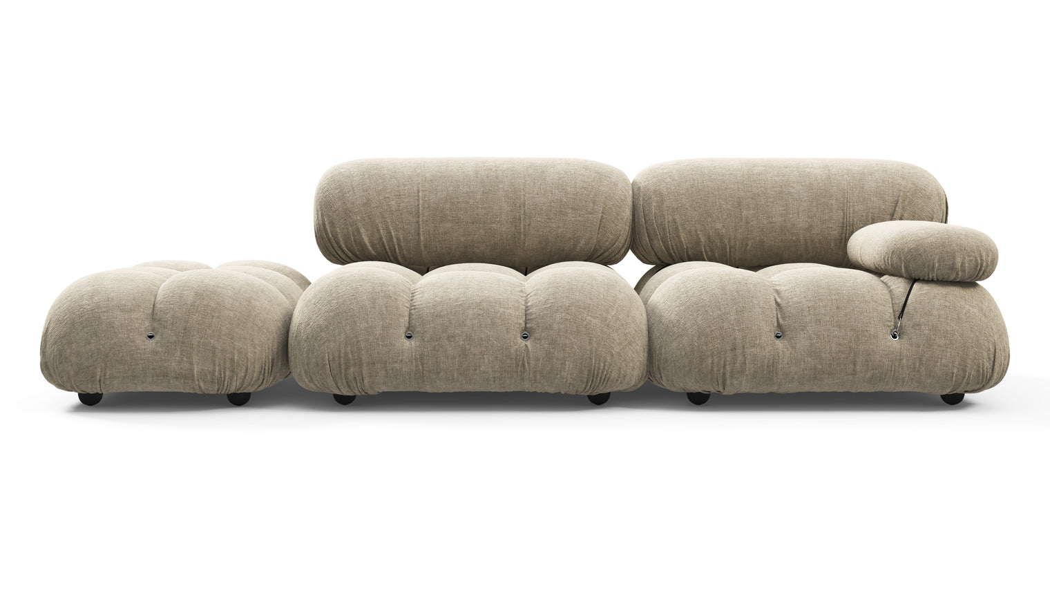 STYLISH SECTIONAL | With the Bellini’s sectional design, you can create a sofa that suits your space. The soft curves of each carefully crafted cushion create a luxurious and comfortable seat for the ultimate in stylish comfort.
