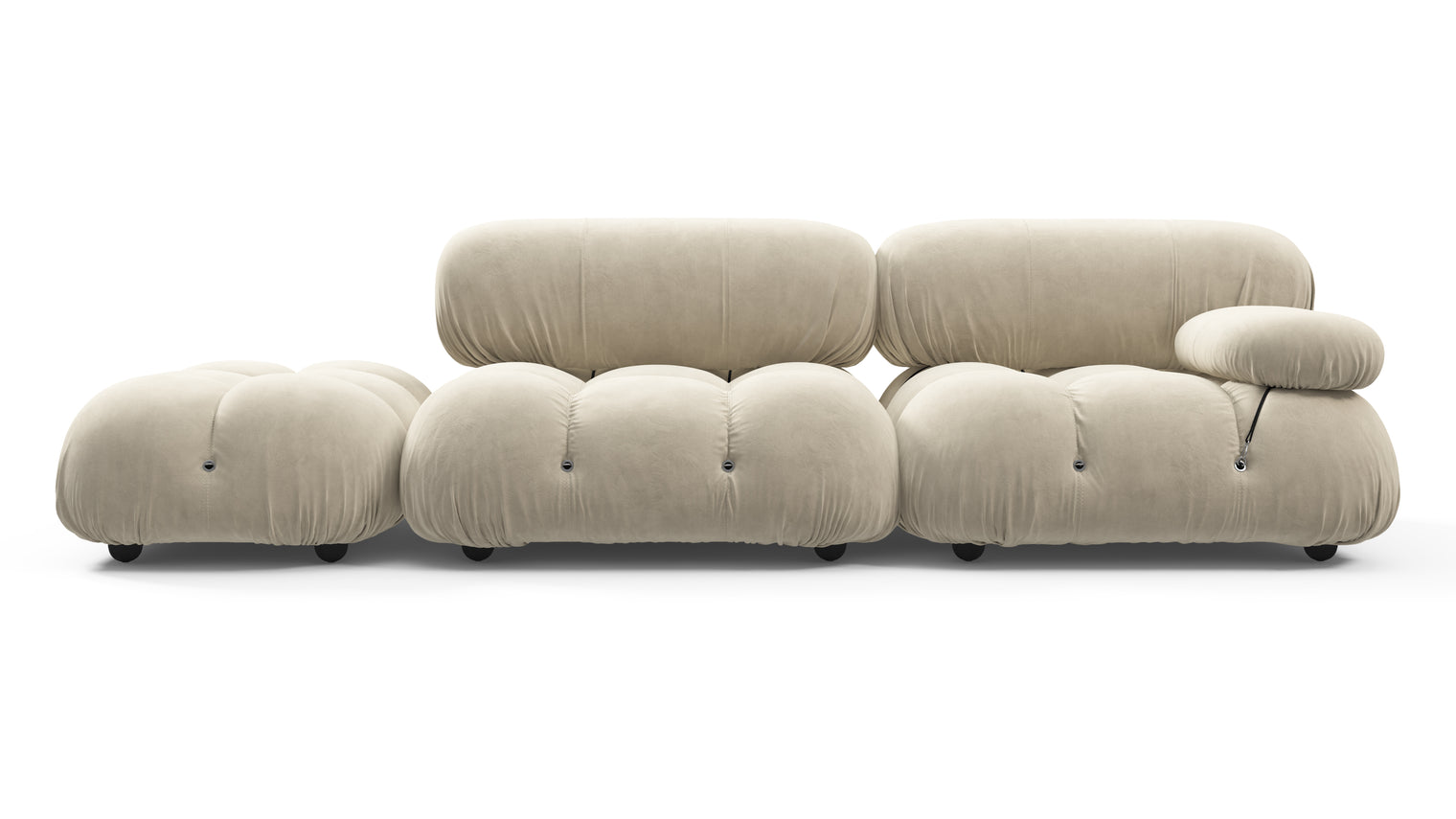 STYLISH SECTIONAL | With the Bellini’s sectional design, you can create a sofa that suits your space. The soft curves of each carefully crafted cushion create a luxurious and comfortable seat for the ultimate in stylish comfort.
