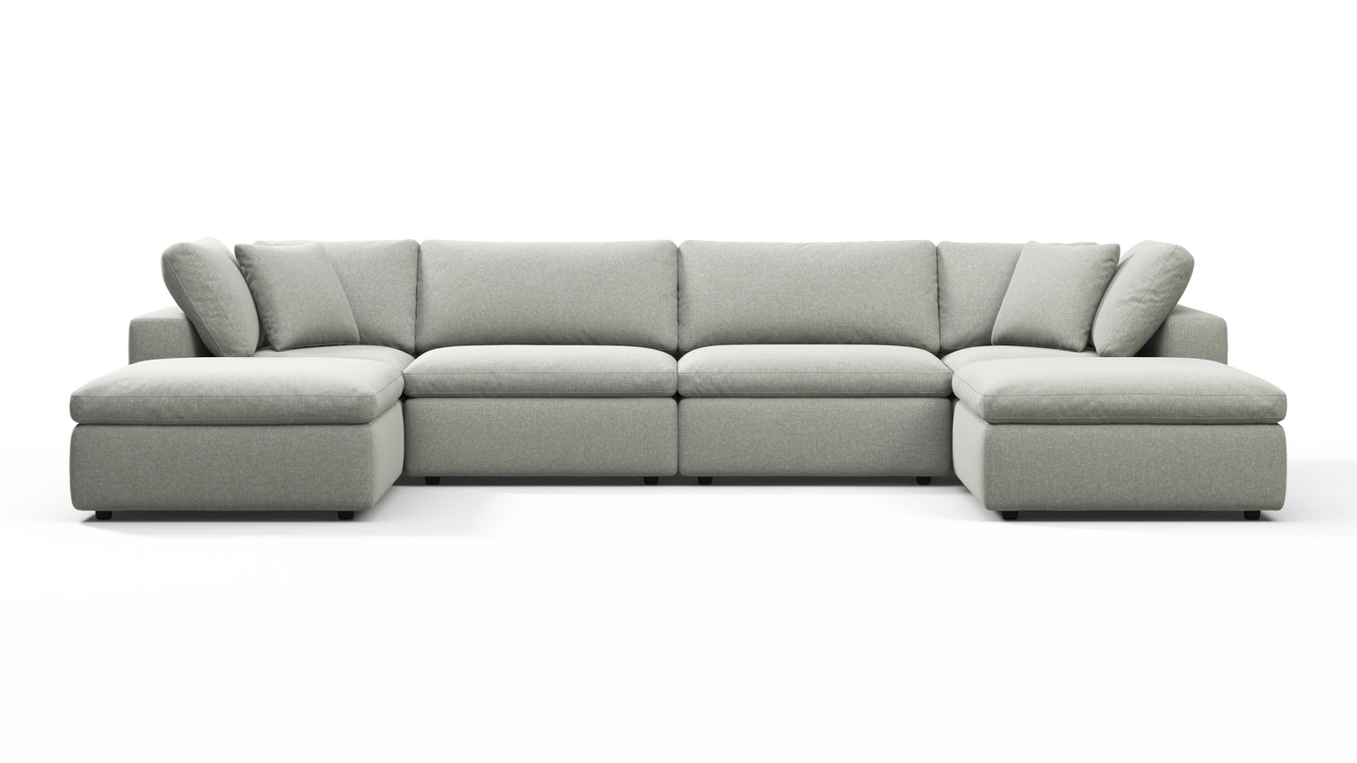 TAILORED AESTHETIC | Whether your style leans towards contemporary, traditional, or eclectic, the Sky Sofa effortlessly adapts to design preferences. Its neutral color palette serves as a canvas for creativity, allowing for accessorizing with bold accent pillows, throws, or statement coffee tables to make it truly unique.
