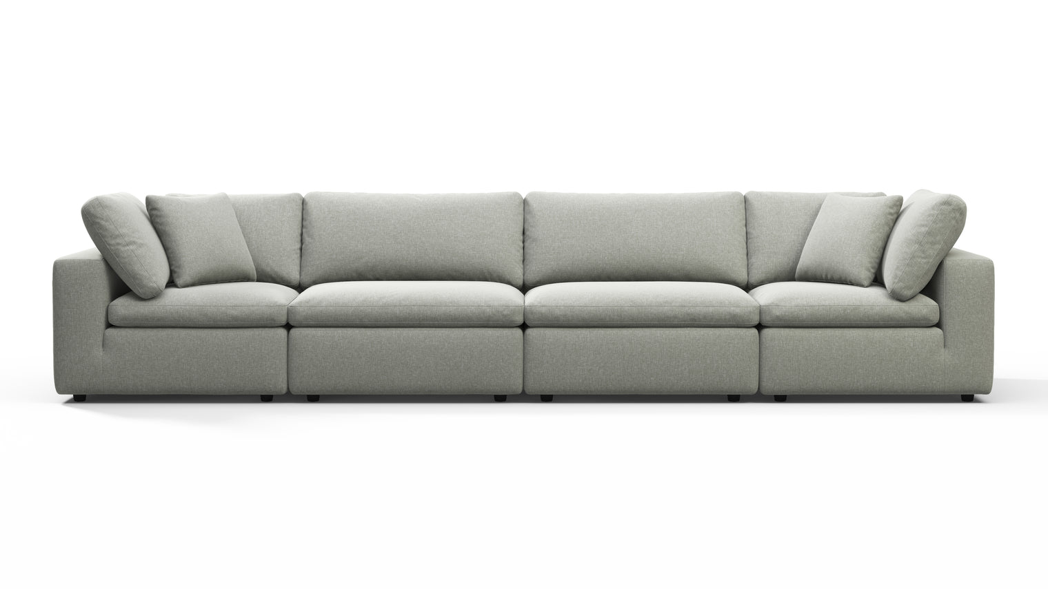 TAILORED AESTHETIC | Whether your style leans towards contemporary, traditional, or eclectic, the Sky Sofa effortlessly adapts to design preferences. Its neutral color palette serves as a canvas for creativity, allowing for accessorizing with bold accent pillows, throws, or statement coffee tables to make it truly unique.
