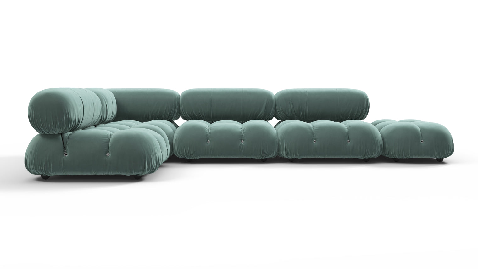 STYLISH SECTIONAL | With the Bellini’s sectional design, you can create a sofa that suits your space. The soft curves of each carefully crafted cushion create a luxurious and comfortable seat for the ultimate in stylish comfort.
