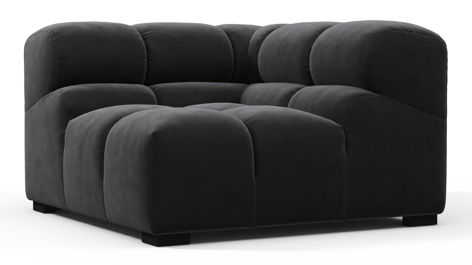 MODULAR MASTERPIECE | A modern take on 70s design, this cloud-like sectional is all about leisurely lounging. Its relaxed, playful aesthetic is adored around the world.
