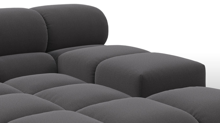 STYLISH SILHOUETTE | Striking the perfect balance between relaxed and refined, the hallmarks of the Tufty are its restrained curves and contours. Equally at home in contemporary and retro settings, this versatile piece will draw the eye and invite you in.
