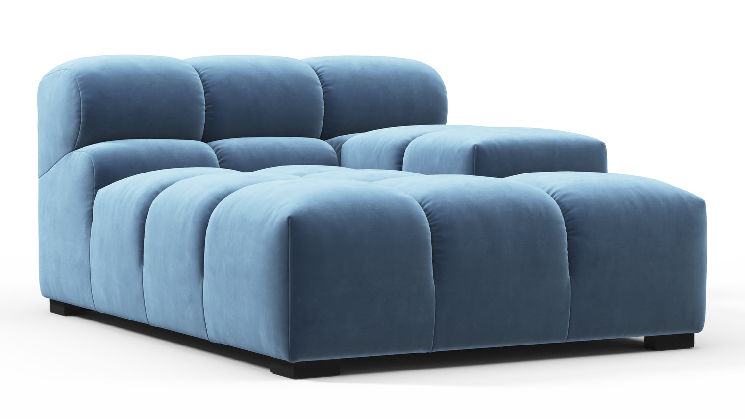 MODULAR MASTERPIECE | A modern take on 70s design, this cloud-like sectional is all about leisurely lounging. Its relaxed, playful aesthetic is adored around the world.
