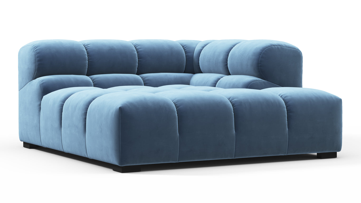 MODULAR MASTERPIECE | A modern take on 70s design, this cloud-like sectional is all about leisurely lounging. Its relaxed, playful aesthetic is adored around the world.
