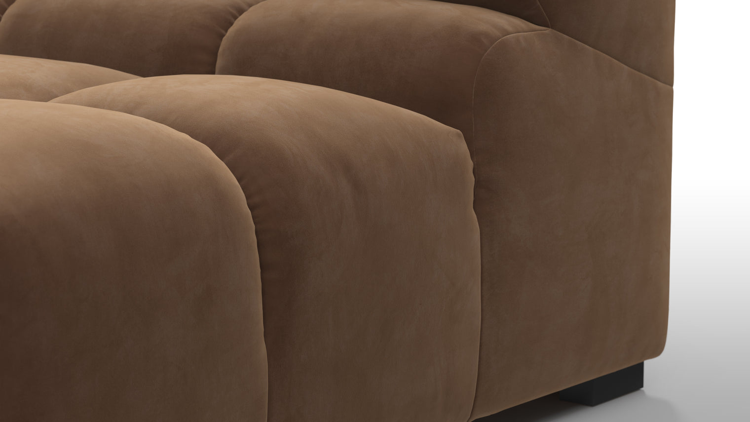 MODULAR MASTERPIECE | A modern take on 70s design, this cloud-like sectional is all about leisurely lounging. Its relaxed, playful aesthetic is adored around the world.
