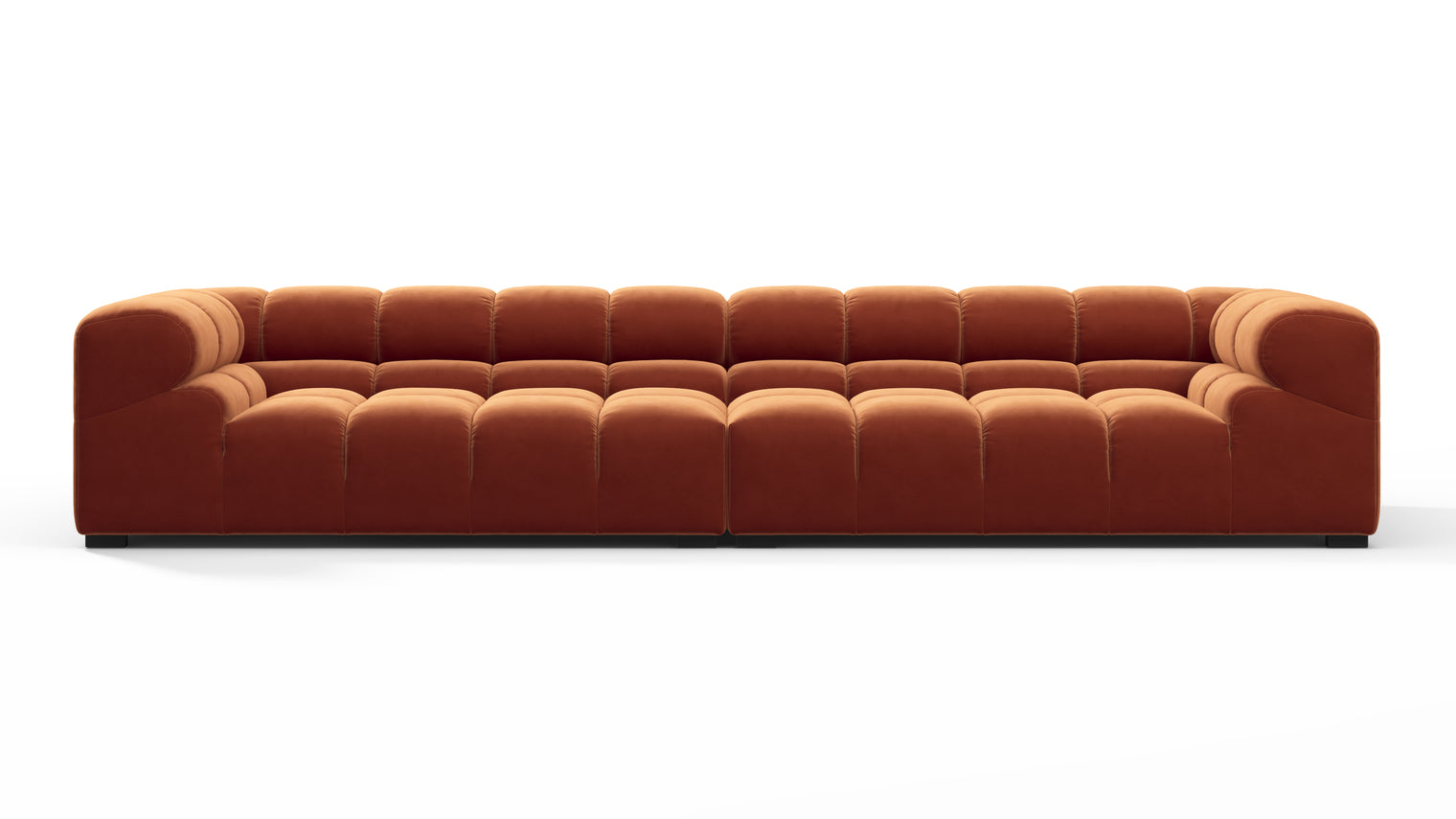 MODULAR MASTERPIECE | A modern take on 70s design, this cloud-like sectional is all about leisurely lounging. Its relaxed, playful aesthetic is adored around the world.
