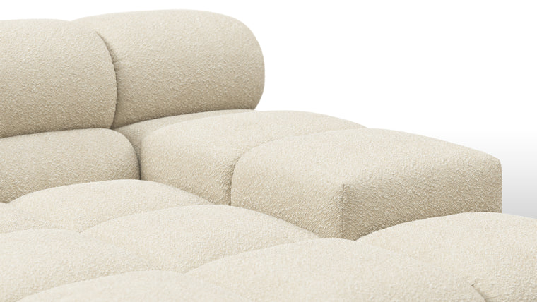 STYLISH SILHOUETTE | Striking the perfect balance between relaxed and refined, the hallmarks of the Tufty are its restrained curves and contours. Equally at home in contemporary and retro settings, this versatile piece will draw the eye and invite you in.
