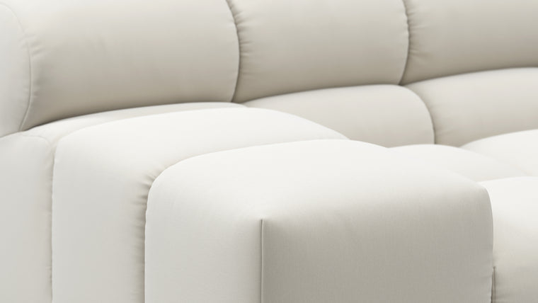 MODULAR MASTERPIECE | A modern take on 70s design, this cloud-like sectional is all about leisurely lounging. Its relaxed, playful aesthetic is adored around the world.
