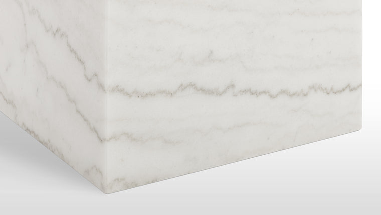 Monolithic Masterpiece | Taking the conventional idea of a plinth and flipping it on its head, this sophisticated contemporary design is not just a podium on which to display or a functional piece of furniture, but a captivating sculptural piece in its own right.
