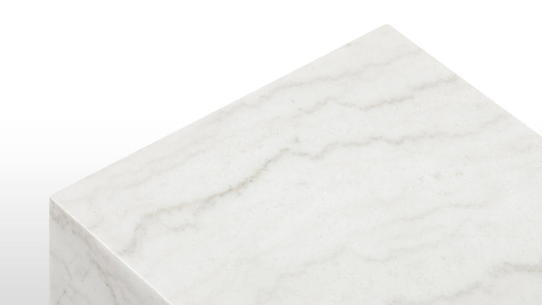 Luxe Marble | Thanks to the timeless appeal and refined aesthetic of natural marble, the Plinth is at home in both contemporary and heritage spaces. Allow this striking piece to become the focal point of your space, and the most stylish place to rest your glass.
