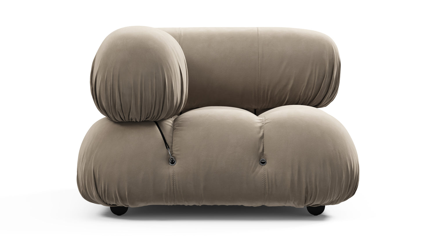 STYLISH SECTIONAL | With the Bellini’s sectional design, you can create a sofa that suits your space. The soft curves of each carefully crafted cushion create a luxurious and comfortable seat for the ultimate in stylish comfort.

