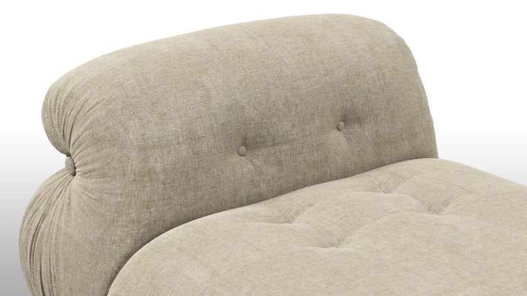 STYLISH LOUNGING | Informal yet undeniably stylish in appearance, you can also count on the quality of this iconic piece. Made with the highest grade materials, the Soriana collection is finished by hand to ensure that each stitch and button is applied with perfection.
