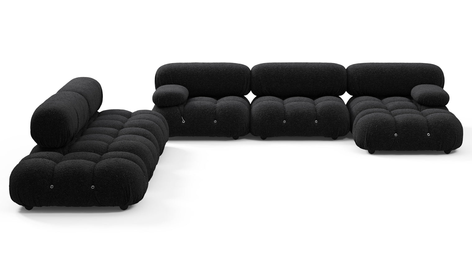 STYLISH SECTIONAL | With the Bellini’s sectional design, you can create a sofa that suits your space. The soft curves of each carefully crafted cushion create a luxurious and comfortable seat for the ultimate in stylish comfort.
