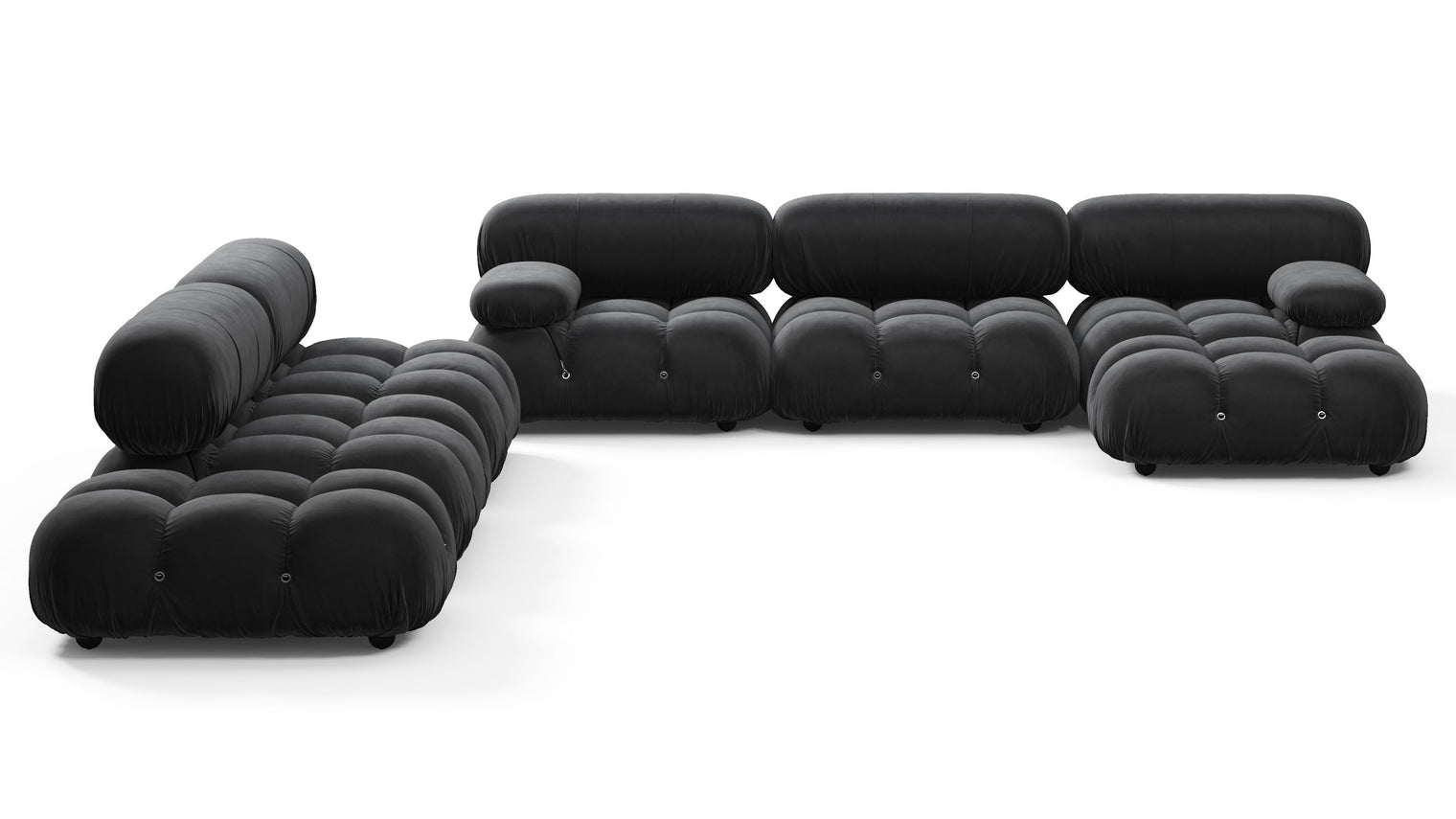 STYLISH SECTIONAL | With the Bellini’s sectional design, you can create a sofa that suits your space. The soft curves of each carefully crafted cushion create a luxurious and comfortable seat for the ultimate in stylish comfort.
