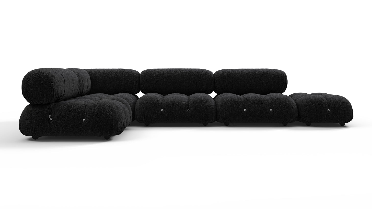 STYLISH SECTIONAL | With the Bellini’s sectional design, you can create a sofa that suits your space. The soft curves of each carefully crafted cushion create a luxurious and comfortable seat for the ultimate in stylish comfort.
