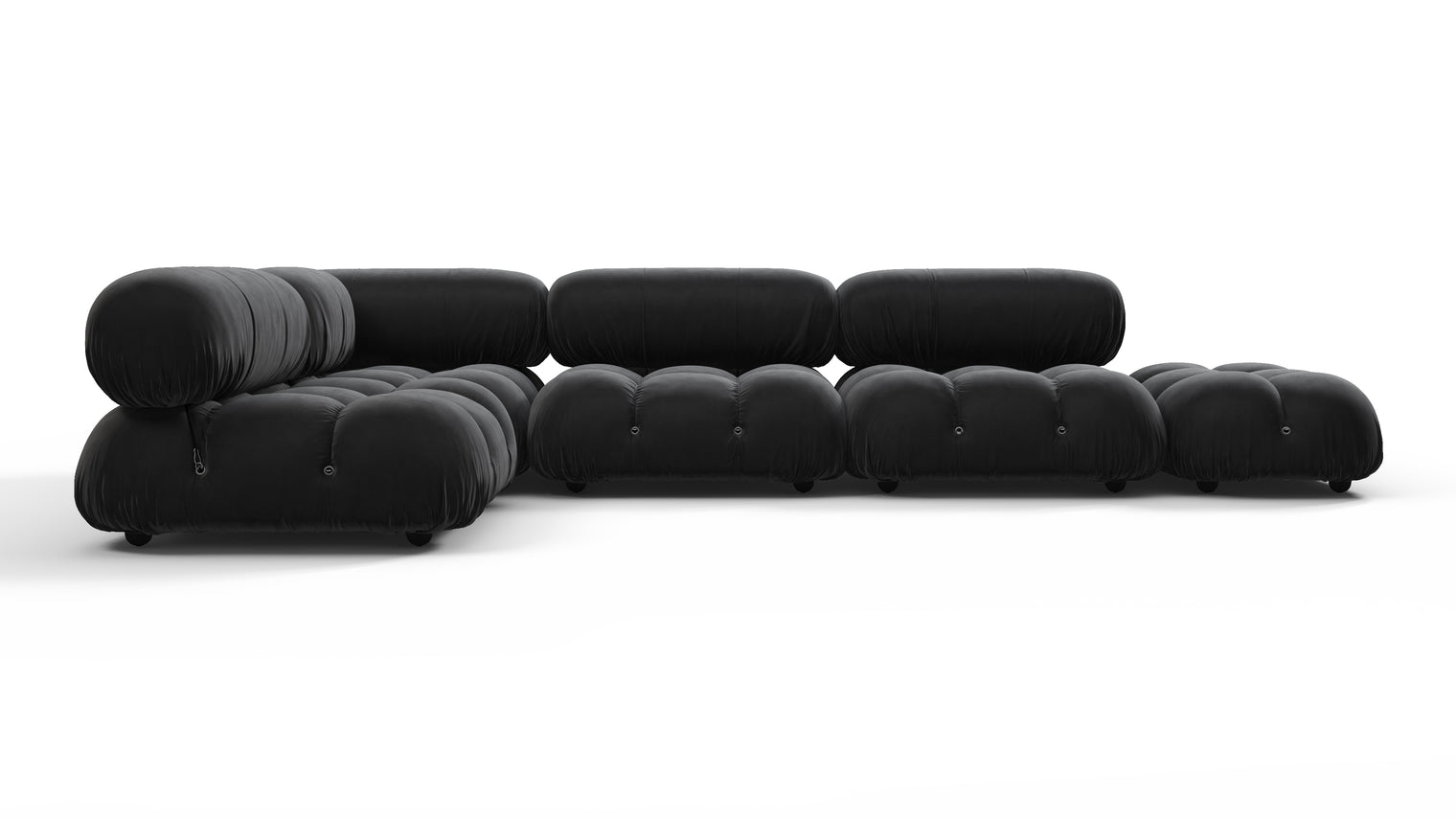 STYLISH SECTIONAL | With the Bellini’s sectional design, you can create a sofa that suits your space. The soft curves of each carefully crafted cushion create a luxurious and comfortable seat for the ultimate in stylish comfort.
