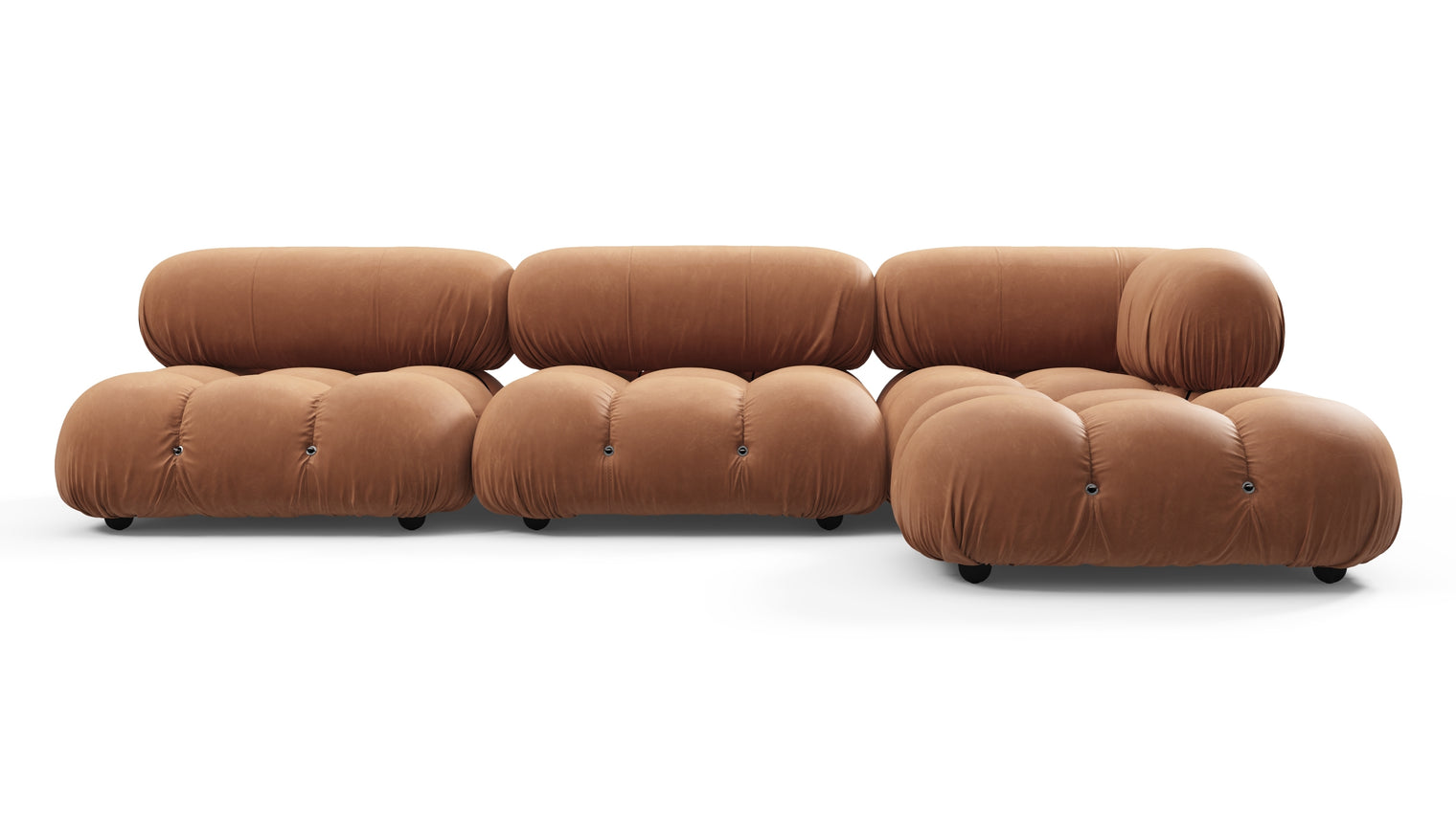 STYLISH SECTIONAL | With the Bellini’s sectional design, you can create a sofa that suits your space. The soft curves of each carefully crafted cushion create a luxurious and comfortable seat for the ultimate in stylish comfort.
