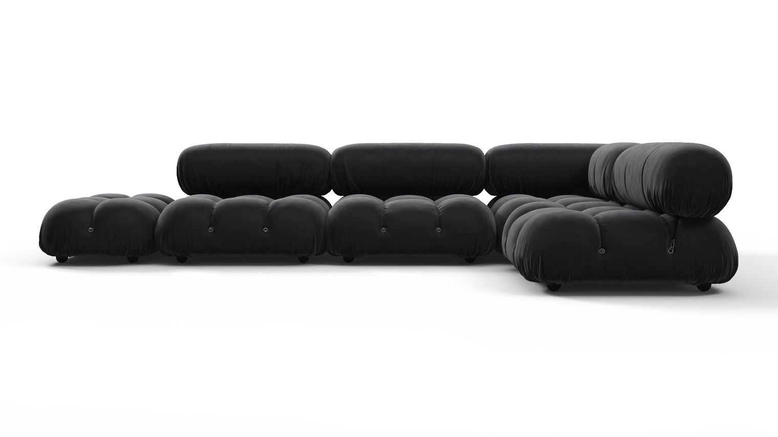 STYLISH SECTIONAL | With the Bellini’s sectional design, you can create a sofa that suits your space. The soft curves of each carefully crafted cushion create a luxurious and comfortable seat for the ultimate in stylish comfort.
