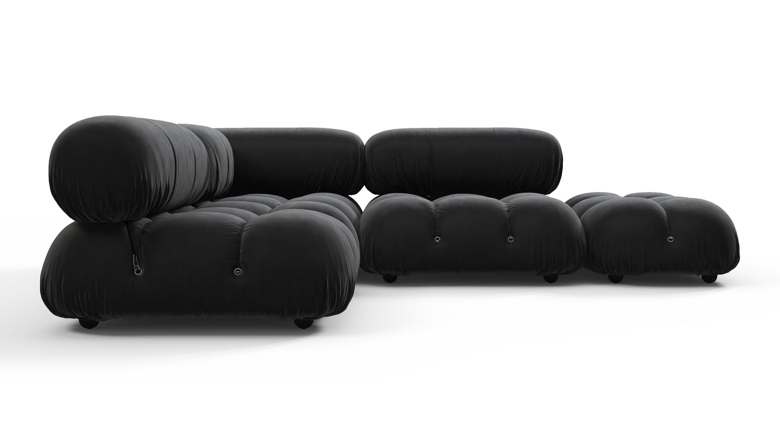 STYLISH SECTIONAL | With the Bellini’s sectional design, you can create a sofa that suits your space. The soft curves of each carefully crafted cushion create a luxurious and comfortable seat for the ultimate in stylish comfort.
